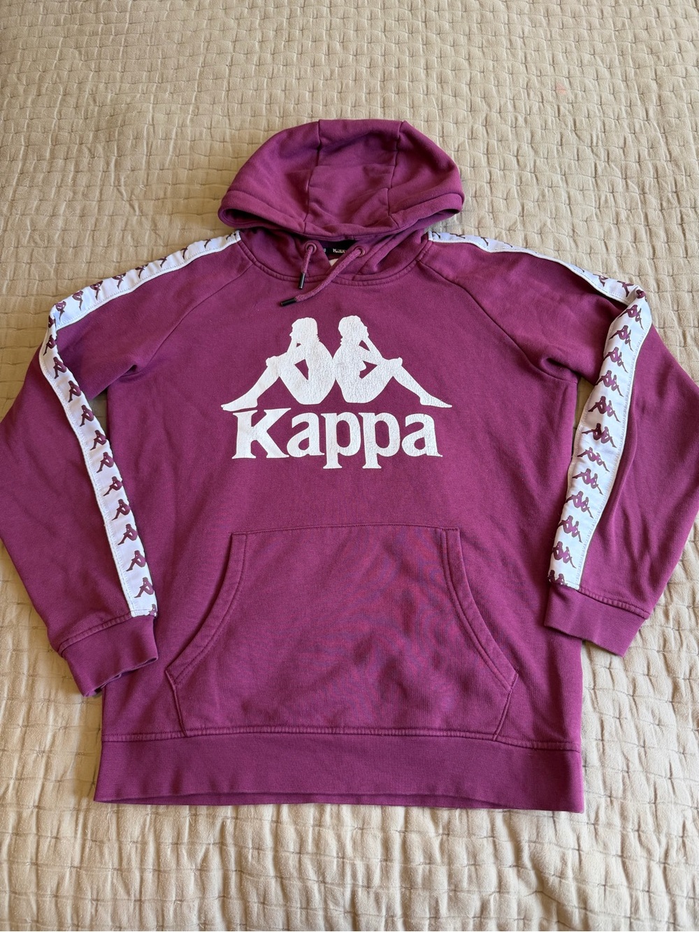 Kappa Soccer Purple Hoodie Size Medium